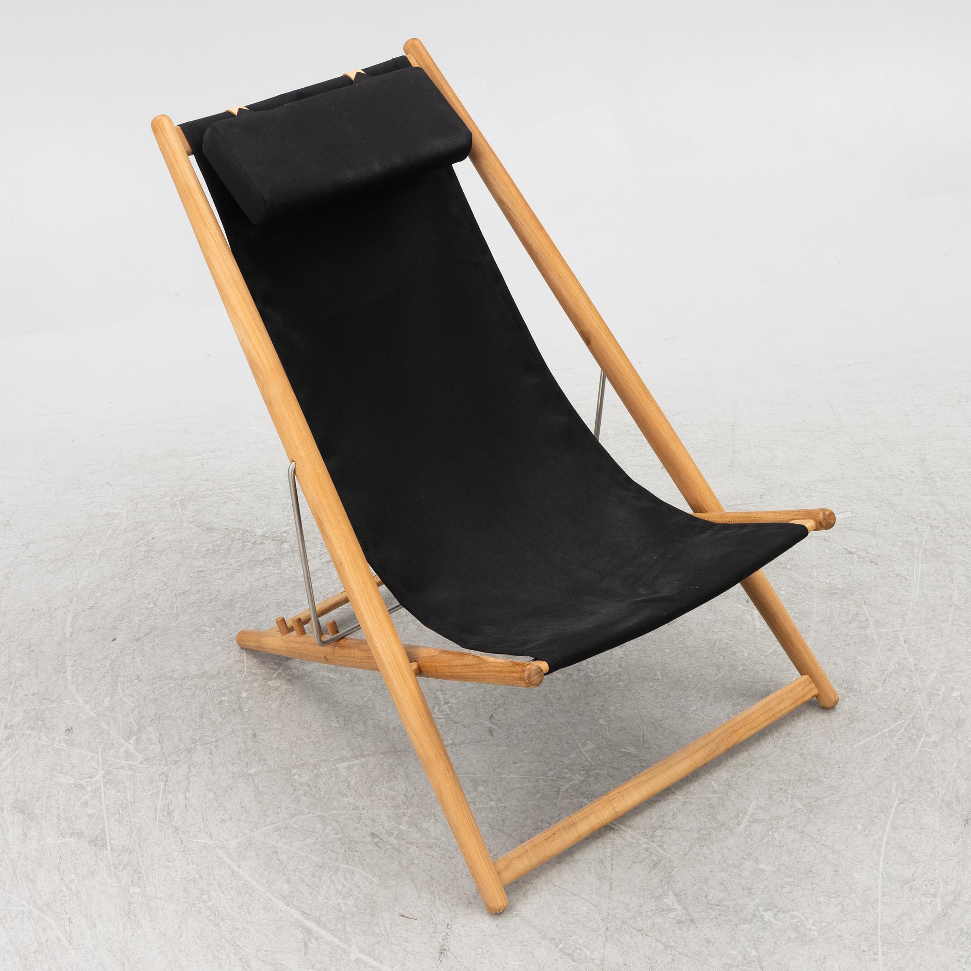 Björn Hultén, beach chair, 'H55', Skargaarden.