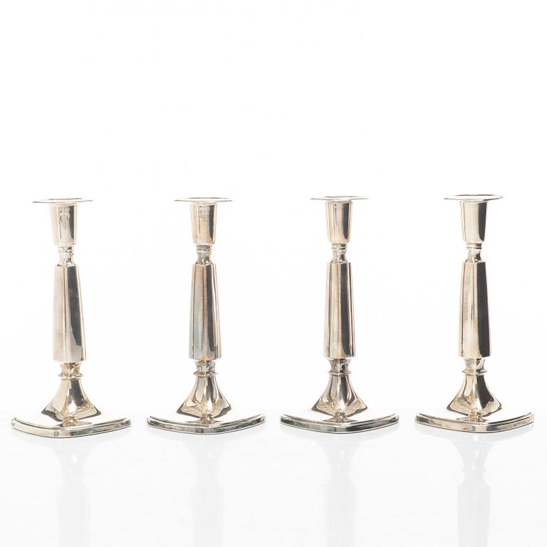 Tore Eldh, ljusstakar, 4 st, silver, Alton, Falköping.