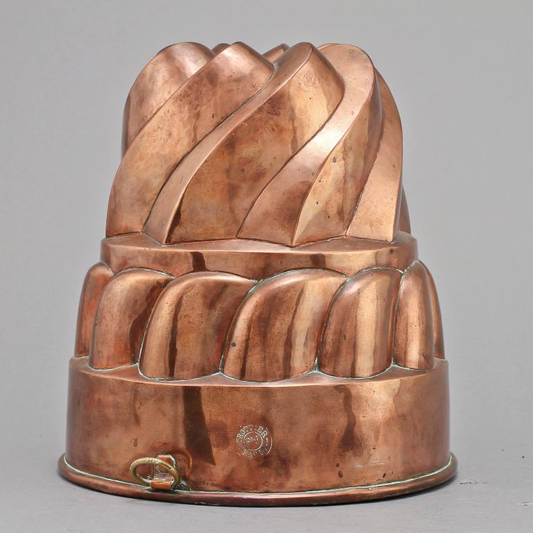 GLASSFORM, koppar, Trottier, Paris, 1800-talets slut.