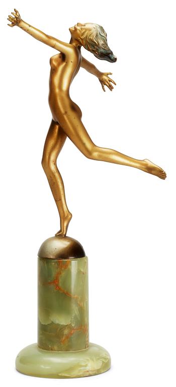 A Josef Lorenzl bronze sculpture, Austria 1920's-30's.