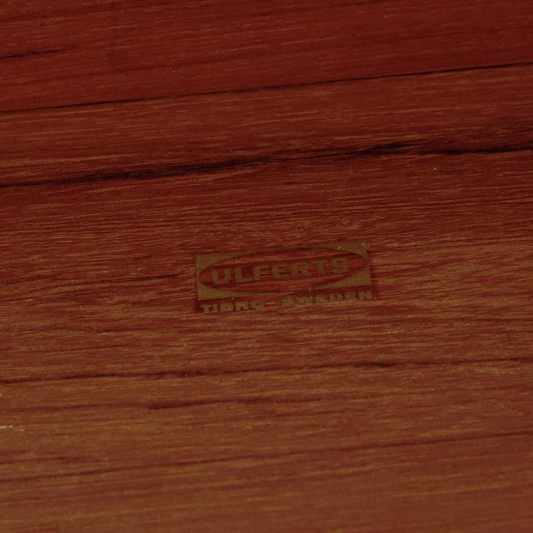 A teak dining table, Ulferts, Tibro, second half of the 20th century.