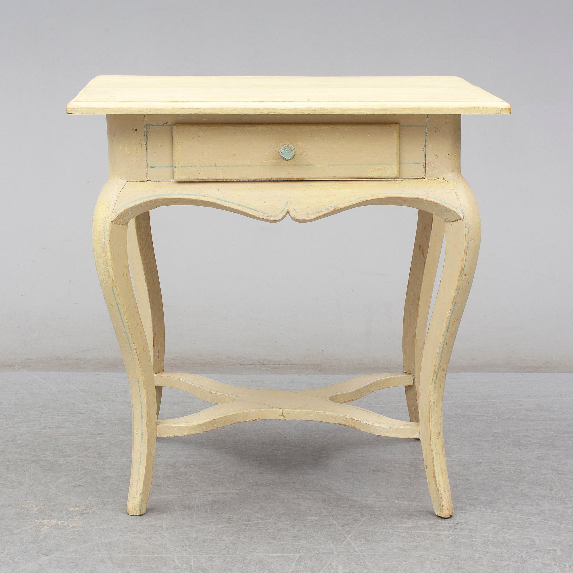 A 19th century rococo style table.