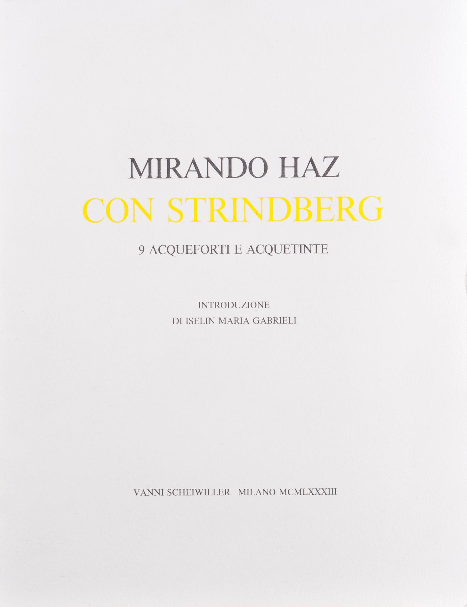 Mirando Haz, "Con Strindberg".