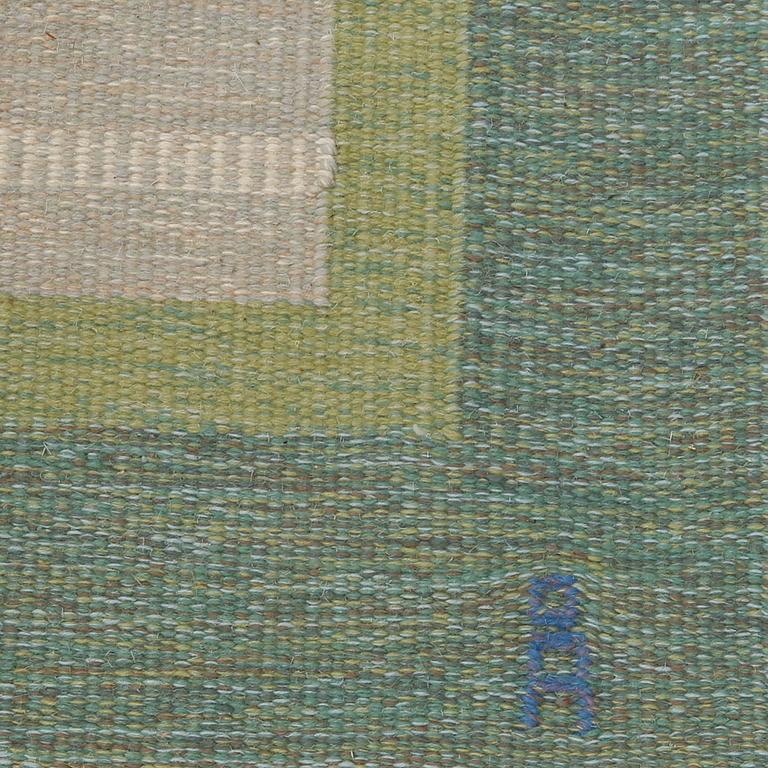 MATTA, rölakan, Anna Johanna Ångström, signerad Å, 1900-talets andra hälft, 285x195 cm.