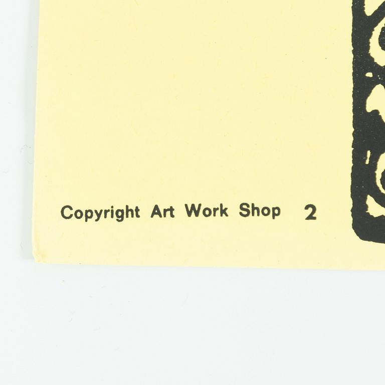 Mumin, Offsetaffisch, "Om jag nu ligger här och ser ung ljuv och hjälplös ut...".