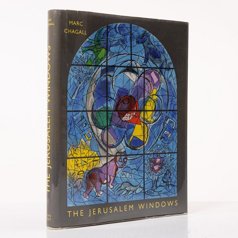 Marc Chagall, Book "The Jerusalem Windows", André Sauret, Monte Carlo, 1962.