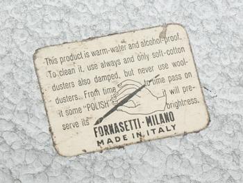 BRICKA, plåt,  Fornasetti, Italien. 1980-tal.