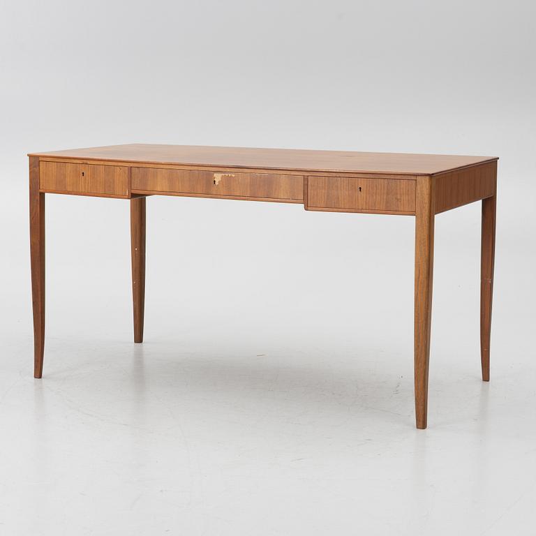 Carl Malmsten, Desk, 'Guldheden', Åfors Möbelfabrik, second half of the 20th century.