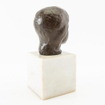 Johannes Collin, sculpture, bronze.