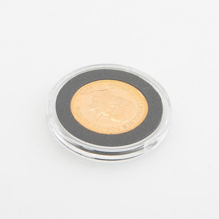 Guldmynt Sverige, Oscar II 20 kr, 1900.