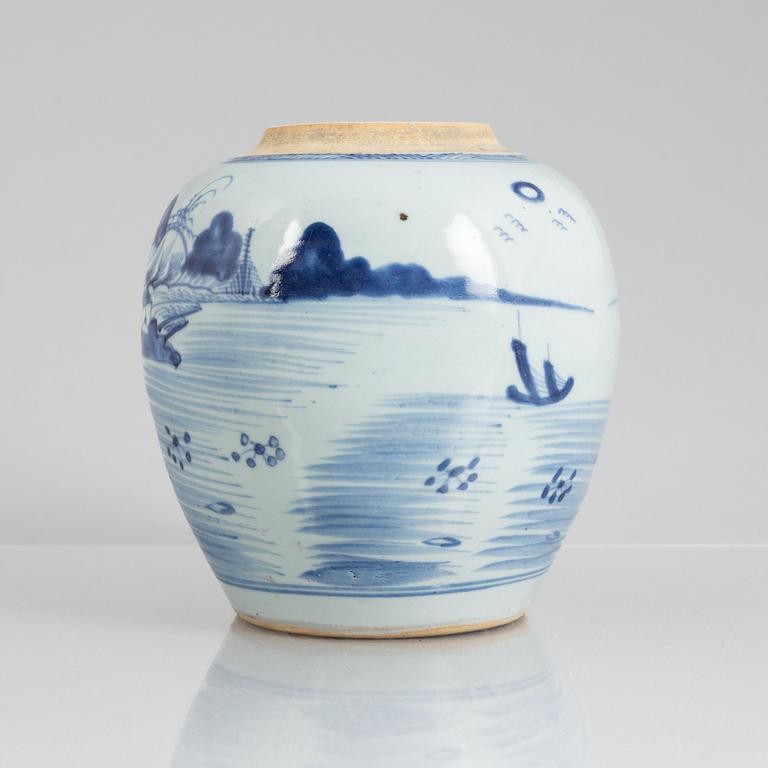 Bojan, porslin, Qingdynastin, Kina, 1800-tal.