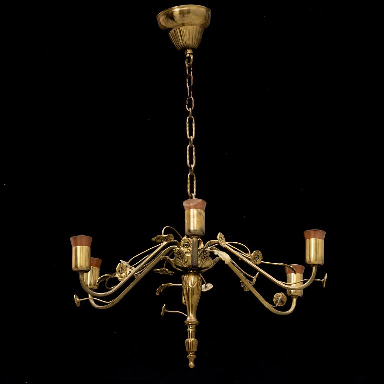 Taklampa, 1900-talets första hälft.