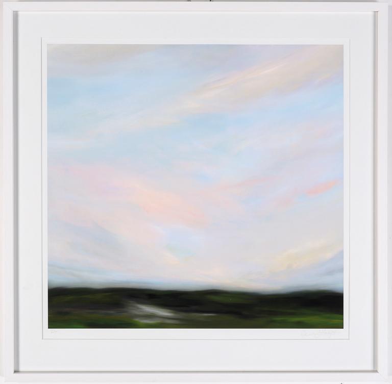 CECILIA HAUPT, provtryck "Längtans landskap", giclee tryck, signerad.