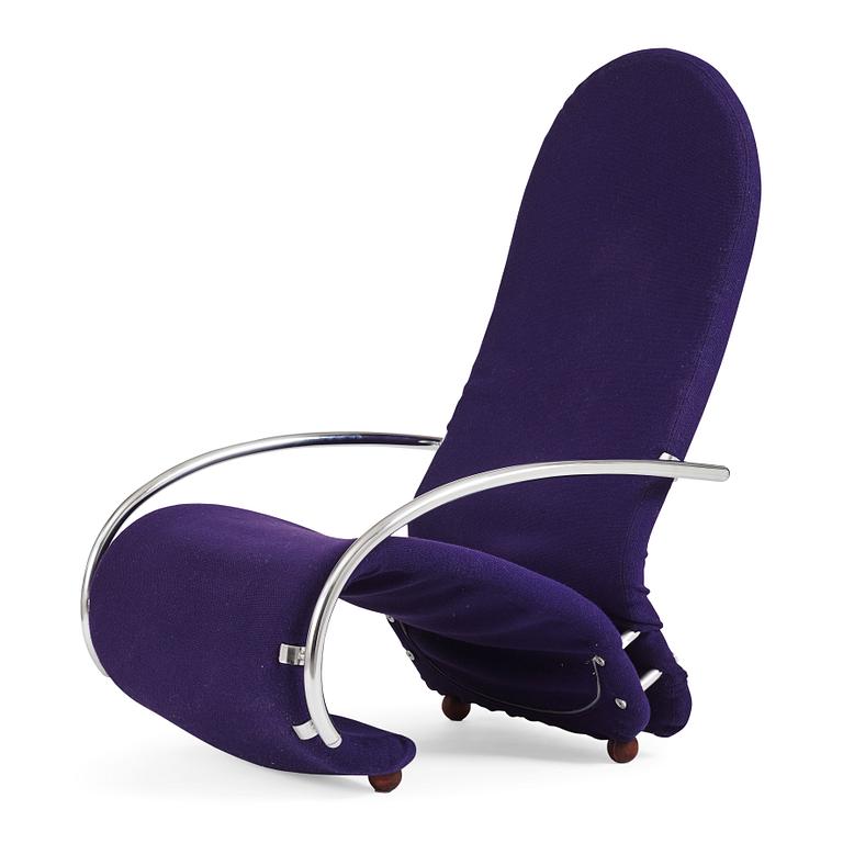 Verner Panton, a lounge chair, "modell H", system 1-2-3
Fritz Hansen, Denmark 1975.