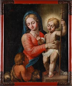 OKÄND KONSTNÄR, olja på duk, osignerad, 1600-/1700-tal.