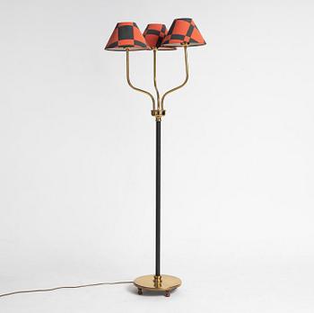 Josef Frank, a floor lamp model "2426", Firma Svenskt Tenn, mid-20th century.