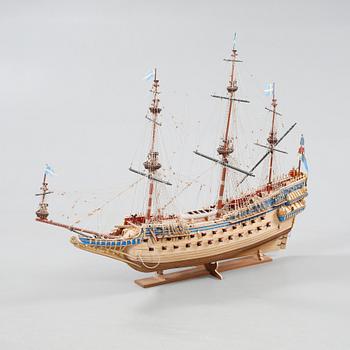 A model ship, "Vasa", second half of the 20th century.