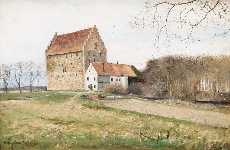 OLOF HERMELIN, olja på duk, sign och dat 27/4 1904.