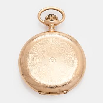 Pocket watch, hunter, 51.5 mm.