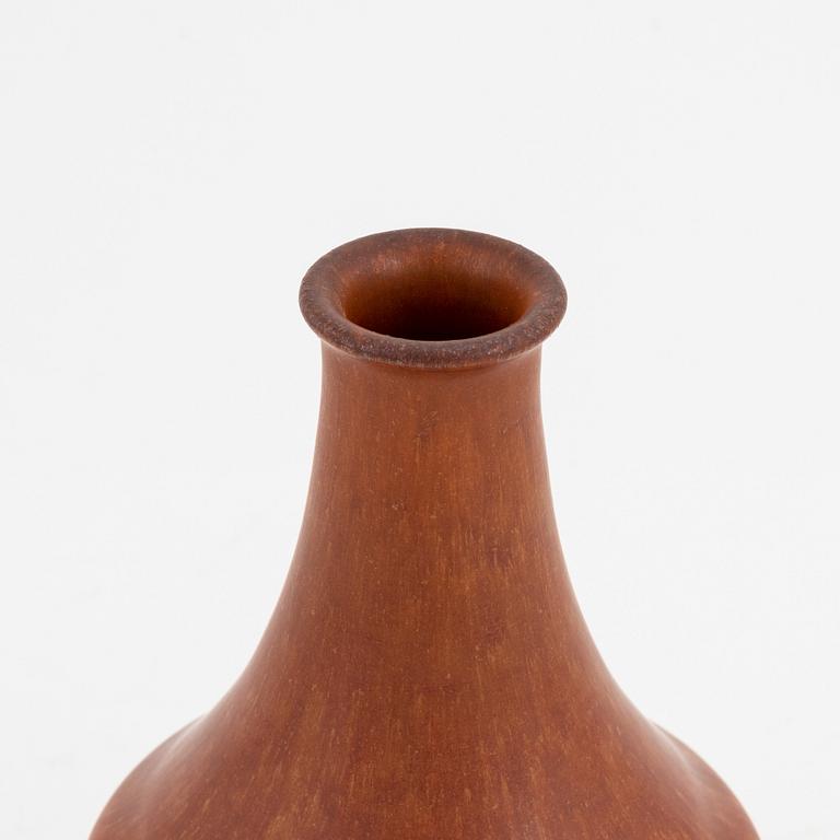 Erich & Ingrid Triller, a glazed stoneware vase, signed.