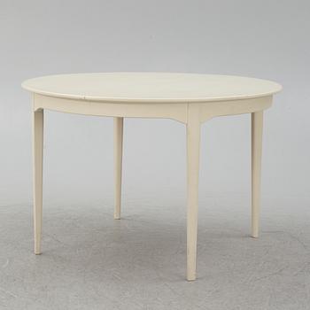 Carl Malmsten, dining table, 2 armchairs, 4 chairs, "Talavid", Waggeryd's Furniture Factory, second half of the 20th century.