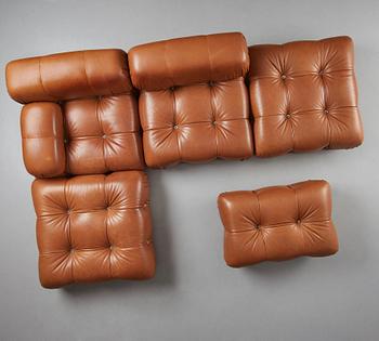 Mario Bellini, a "Camaleonda" modular sofa, B&B Italia, ca 2020.