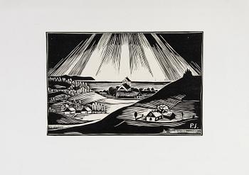 PARTI GRAFIK, ca 30 delar. Bla Einar Jolin, Sven X:et Erixon och Nils Wedel.