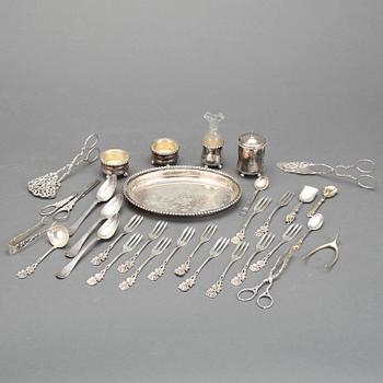 PARTI SILVER, K Anderson, Göteborg, 1923. Total vikt ca 793g.