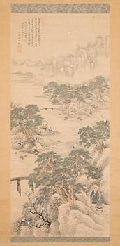 OKÄND KONSTNÄR, rullmålning, Japan, 1900-tal.