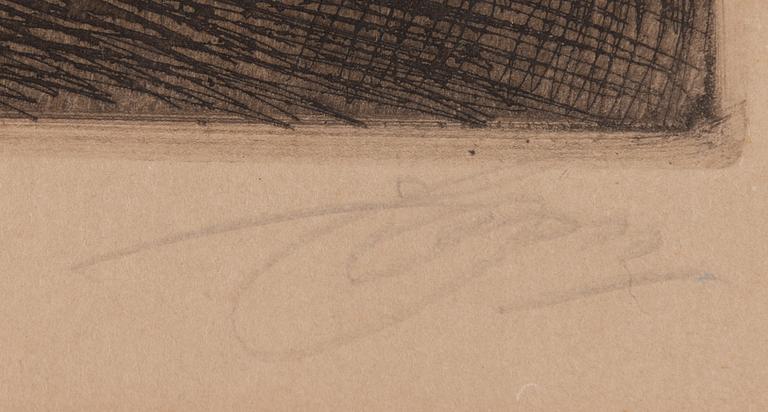 Anders Zorn, "Sängpallen".