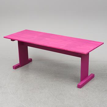 FREDRIK PAULSEN, a table executed for the Design bar "Fredriks Fun Fair" at the Stockholm Furniture and Light Fair, 2020.