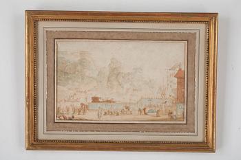 Louis Jean Desprez Attributed to, "Scala dei Franceschini à Agrigente".