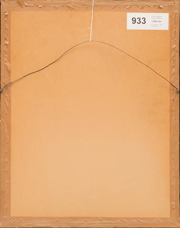 MAGNUS ENCKELL, bland teknik, signerad.
