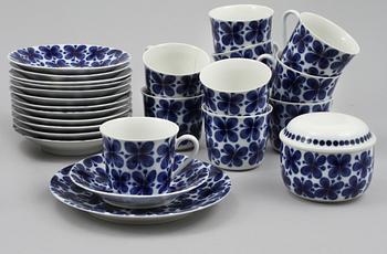 KAFFESERVIS, "Mon amie", Marianne Westman, Rörstrand, 1900-talets andra hälft.