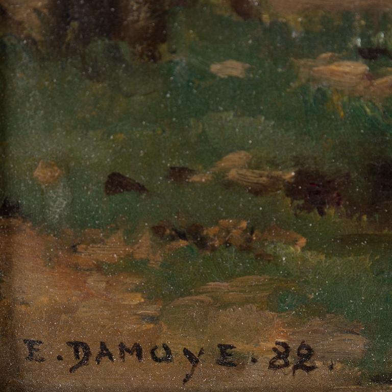 PIERRE EMMANUEL DAMOYE, oil on boards, signed and dated 82.