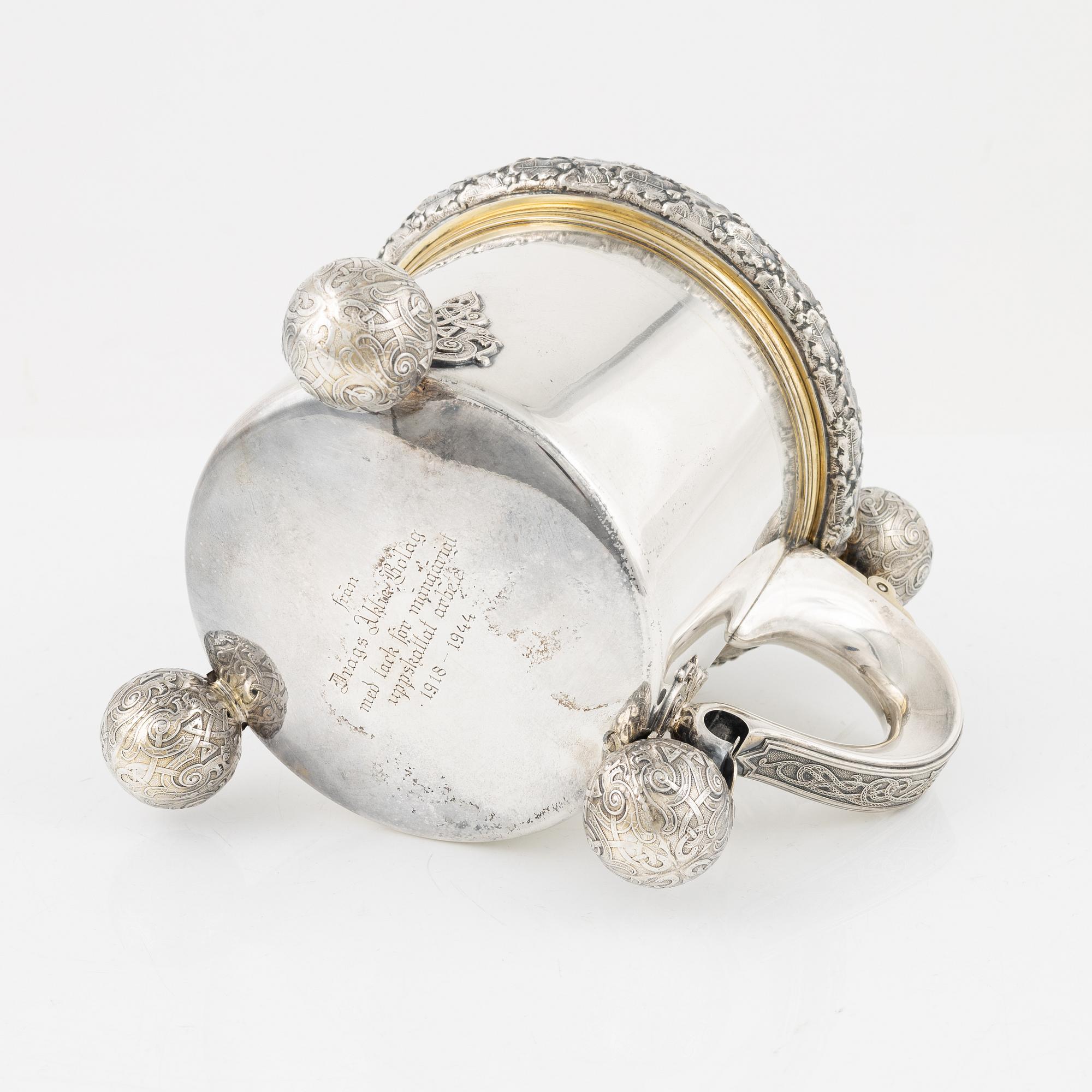 GAB, stop, silver, Stockholm 1943.