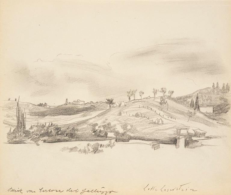Lotte Laserstein, View over the landscape.