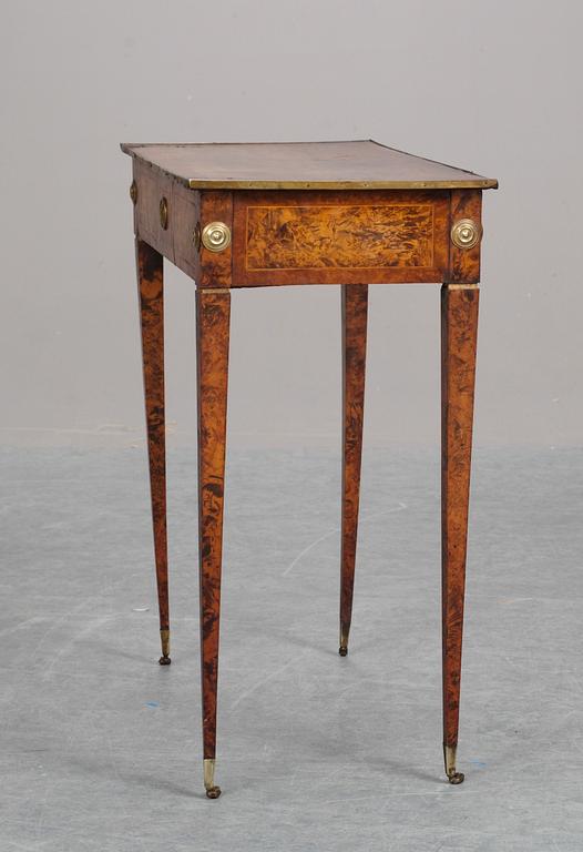 A Gustavian Lady's working table by A. Lundelius dated 1785.
