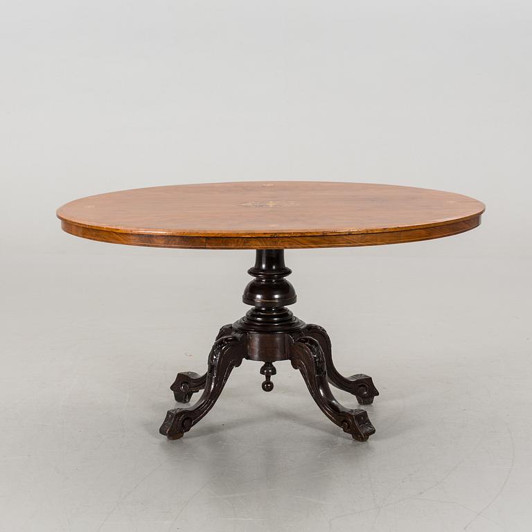 A VICTORIAN BREAKFAST TABLE late 19th century.