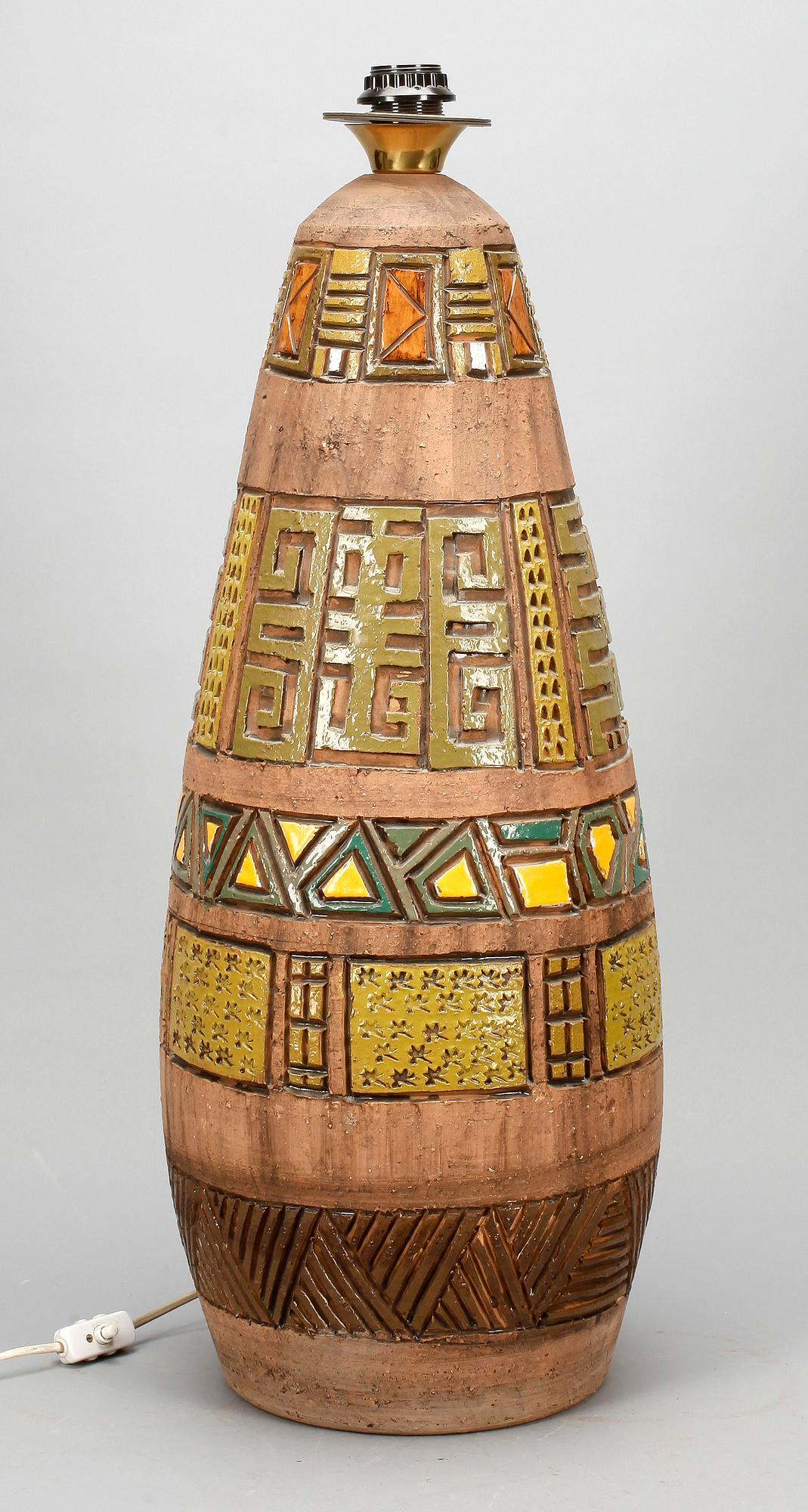 GOLVLAMPA, Keramik, Marian Zawadsky, Tilgman keramik, 1961.