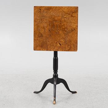 Folding table, 19th century.
