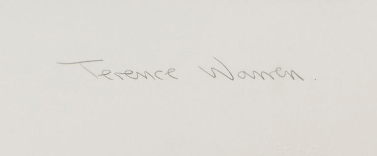 TERENCE WARREN, serigrafi, signerad och numrerad 32/110.
