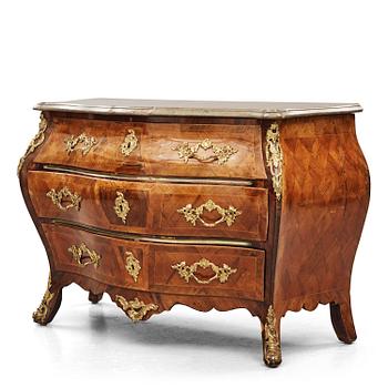 10. A Swedish Rococo commode by G Foltiern.