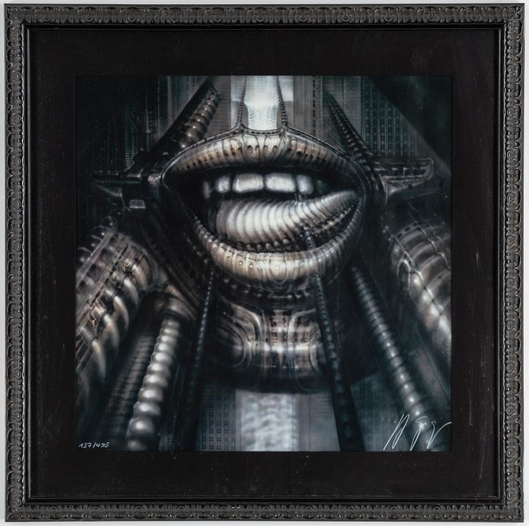 H.R. GIGER, offset, signed and numbered 137/495.