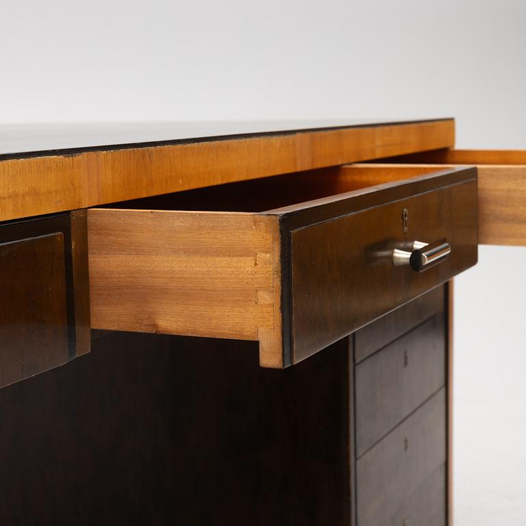 Desk with a chest of drawers, 1930s.