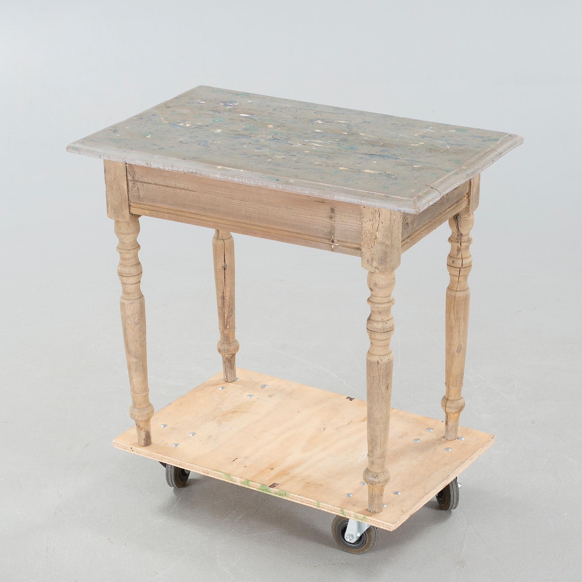 A country-side table, around the turn of the century 1900.