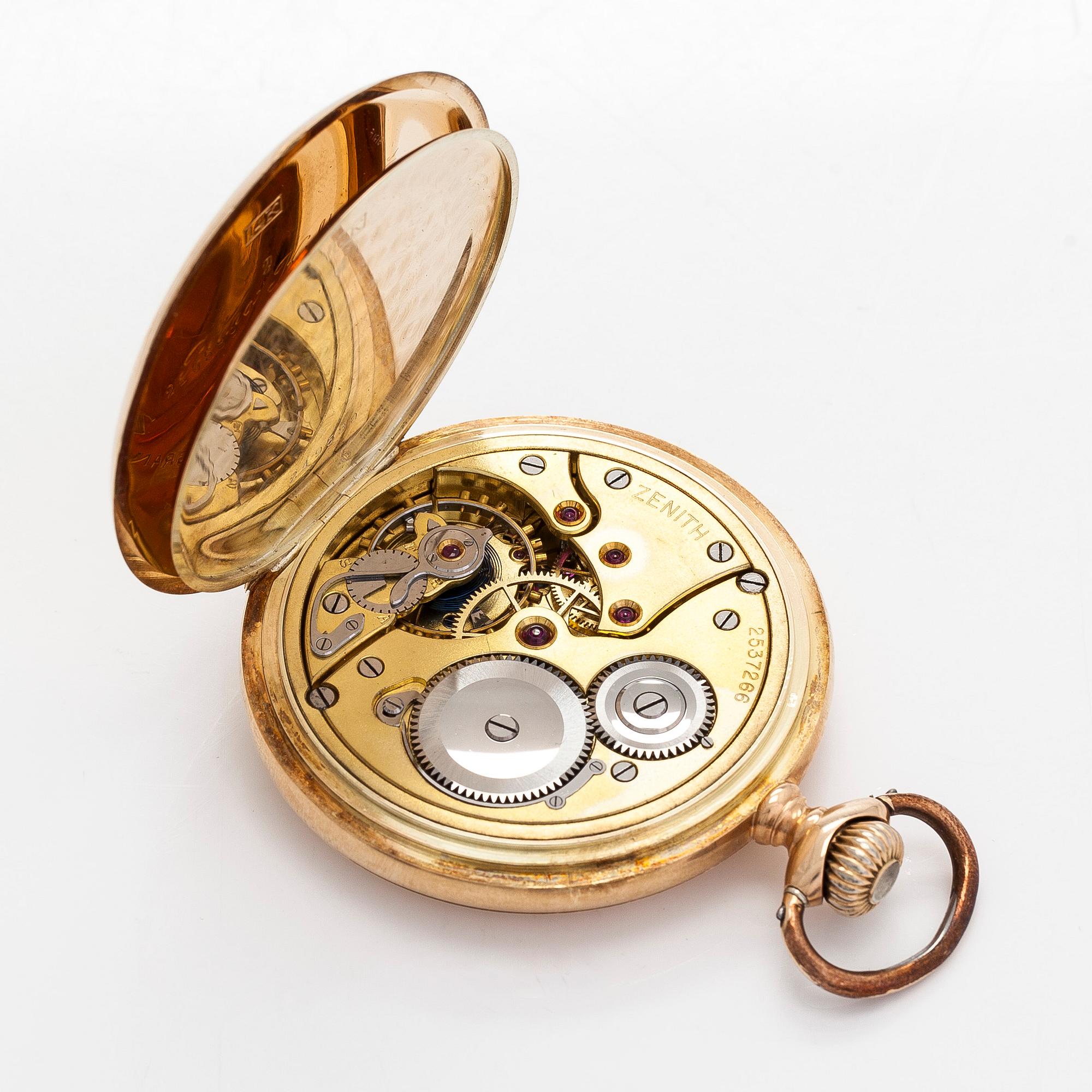 Zenith, taskukello, savonette, 52 mm.