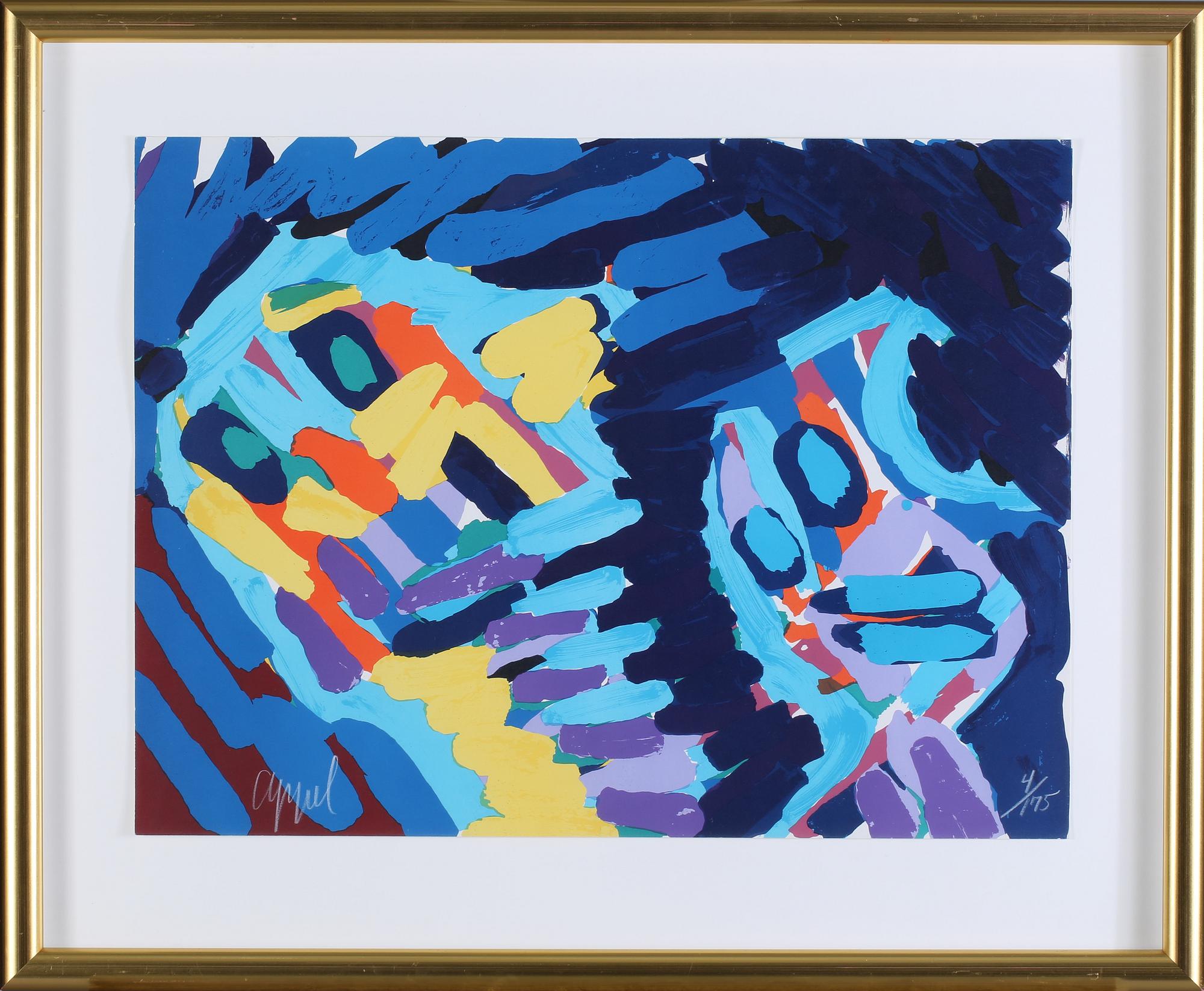 KAREL APPEL , färglitografi, signerad och numrerad 4/175.