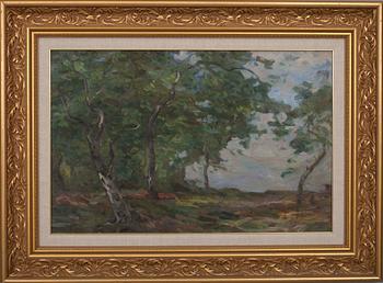 THURE SUNDELL, LANDSKAP, olja på duk, sign.