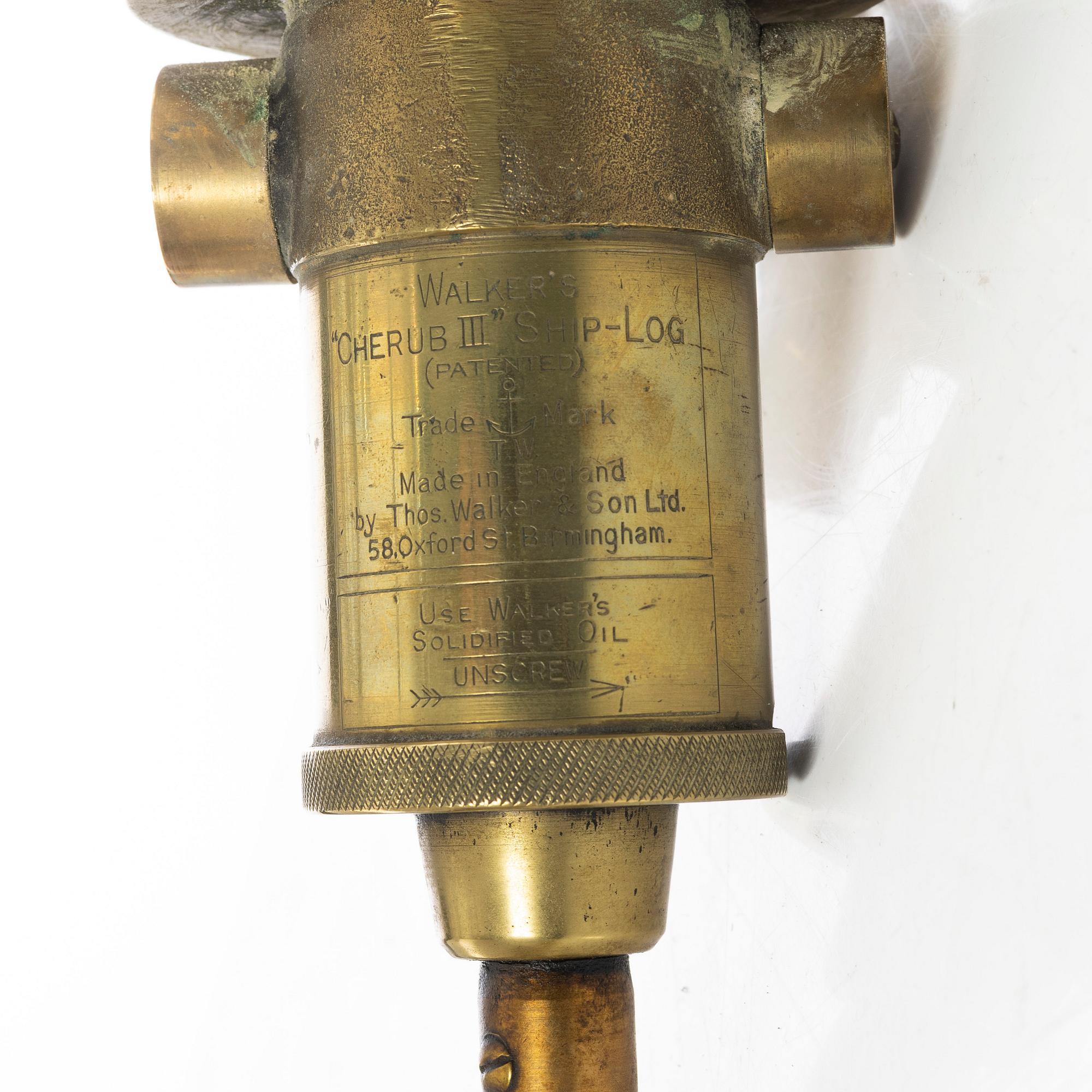 Trawl log, Walkers "Cherub", Mark III.